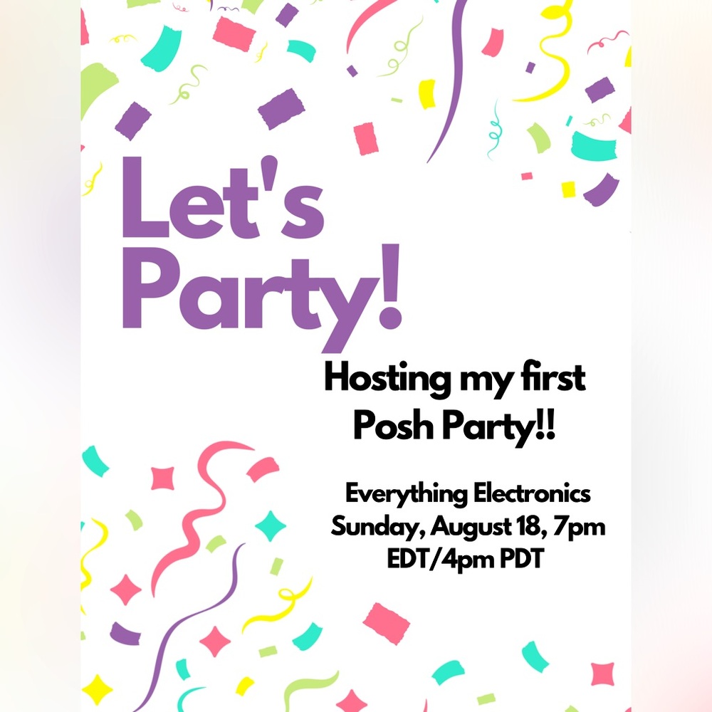Hosting my first Posh Party! - Picture 1 of 1